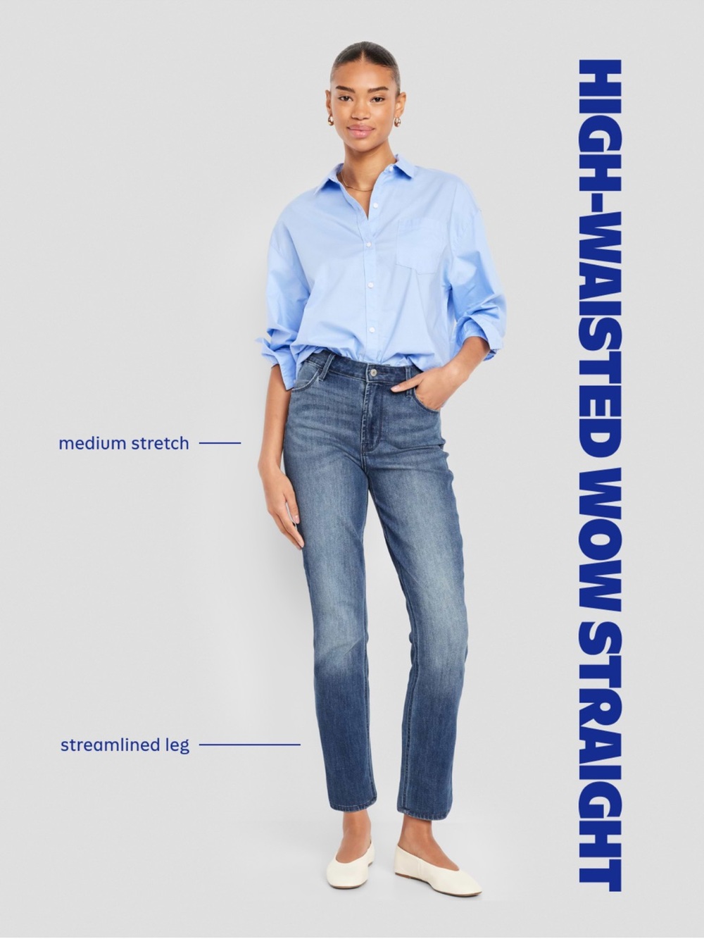 Old Navy Women’s High Rise WOW Straight Ankle Jeans, Size 16 Short, Black - Picture 10 of 10